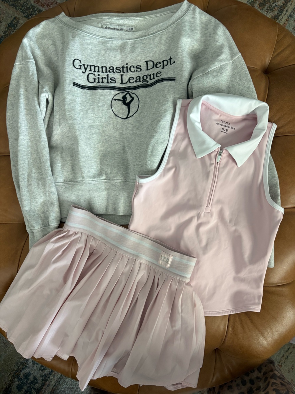 Girls Abercrombie kids athletic bundle.